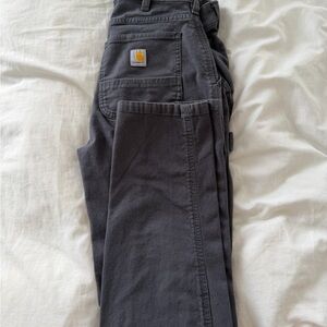 Carhartt Women's Gray Pants Relaxed Fit